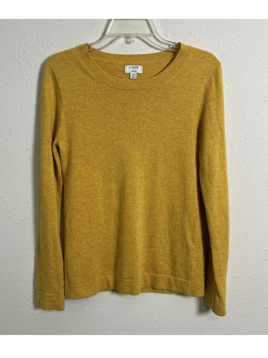 J. Crew Sweaters - J. Crew Wool Cotton Blend Teddie Sweater Fine Knit Rustic Yellow Women’s XS